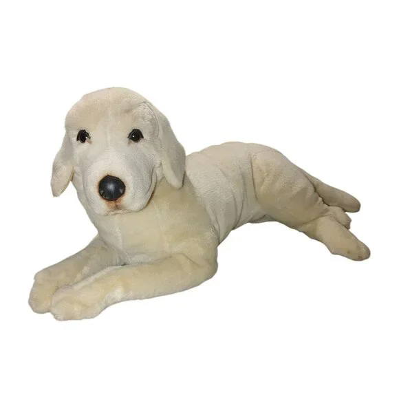 Mary Meyer Bravo Cream Labrador Retriever Plush Dog 1996 Stuffed Animal 24 Inch - Picture 1 of 10